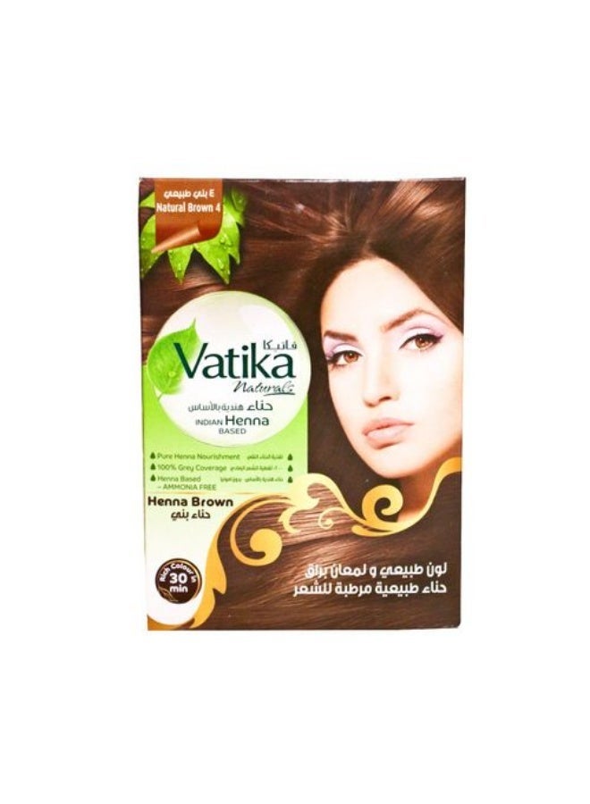 فاتيكا حنة بني طبيعية 6 أكياس - Image 1